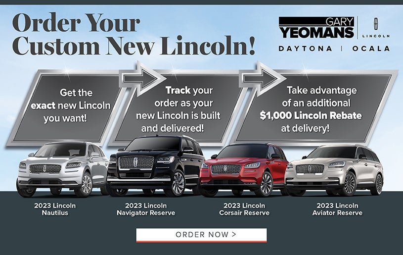 Order Your Custom New Lincoln